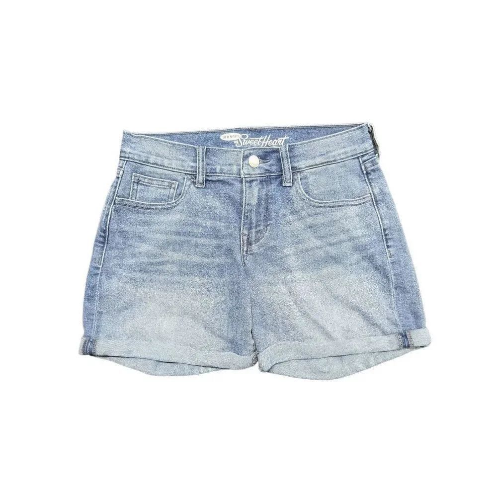 Old Navy Denim Sweetheart Shorts Women's Size 0
